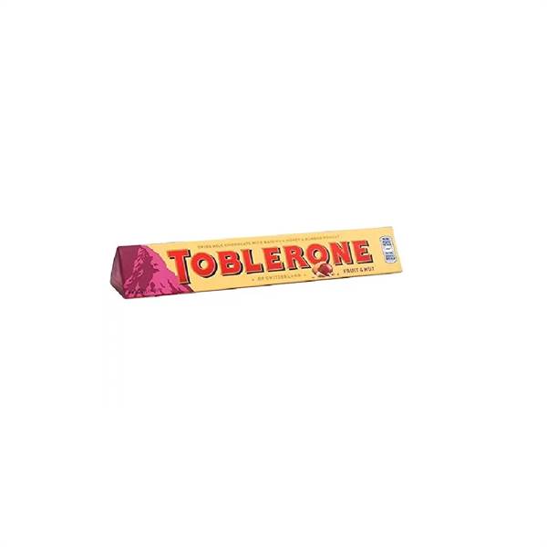 Toblerone 100G- Swiss Milk Chocolate With Raisin And Honey Almond Nougat Imported